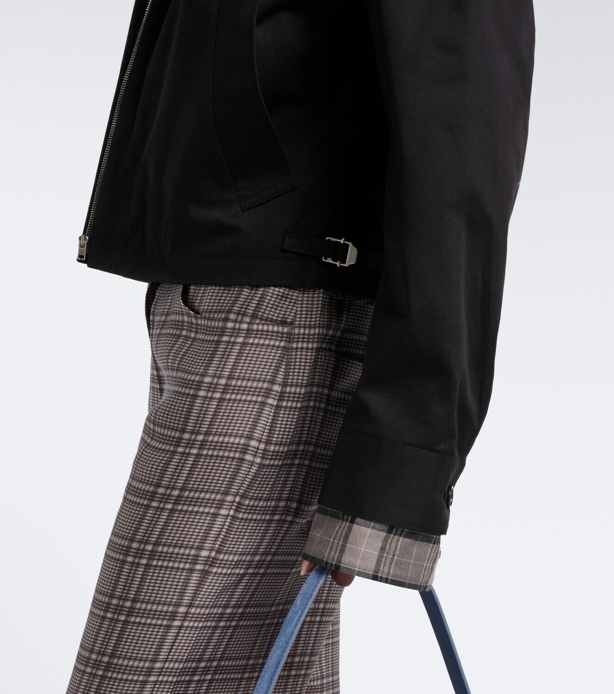 Acne Studios Layered cotton twill jacket