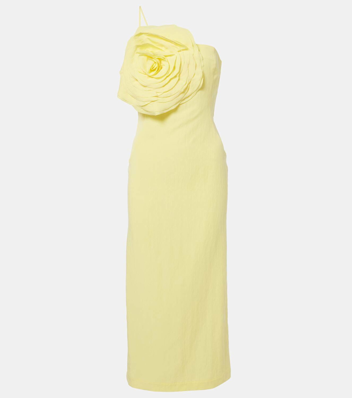 Blumarine Floral embroidered midi dress
