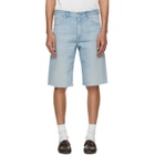 A.P.C. Blue Sam Denim Bermuda Shorts