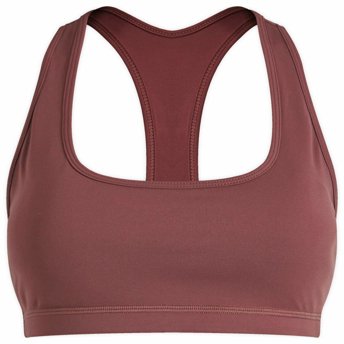 Adanola Women's Ultimate Scoop Neck Bralette in Burgundy