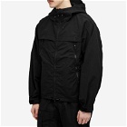 FrizmWORKS Men's Mountain Wind Zip Parka Jacket in Black