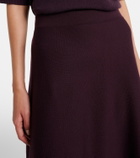 Jardin des Orangers Virgin wool midi skirt