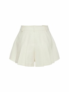 TOM FORD Wool & Silk Twill Pleated Skort