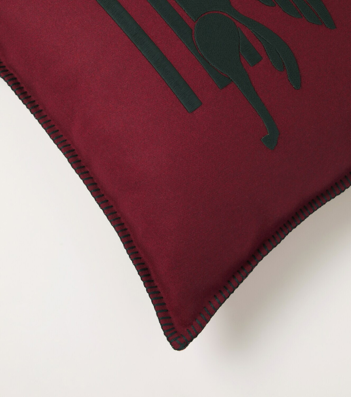 Etro Pegaso wool cushion