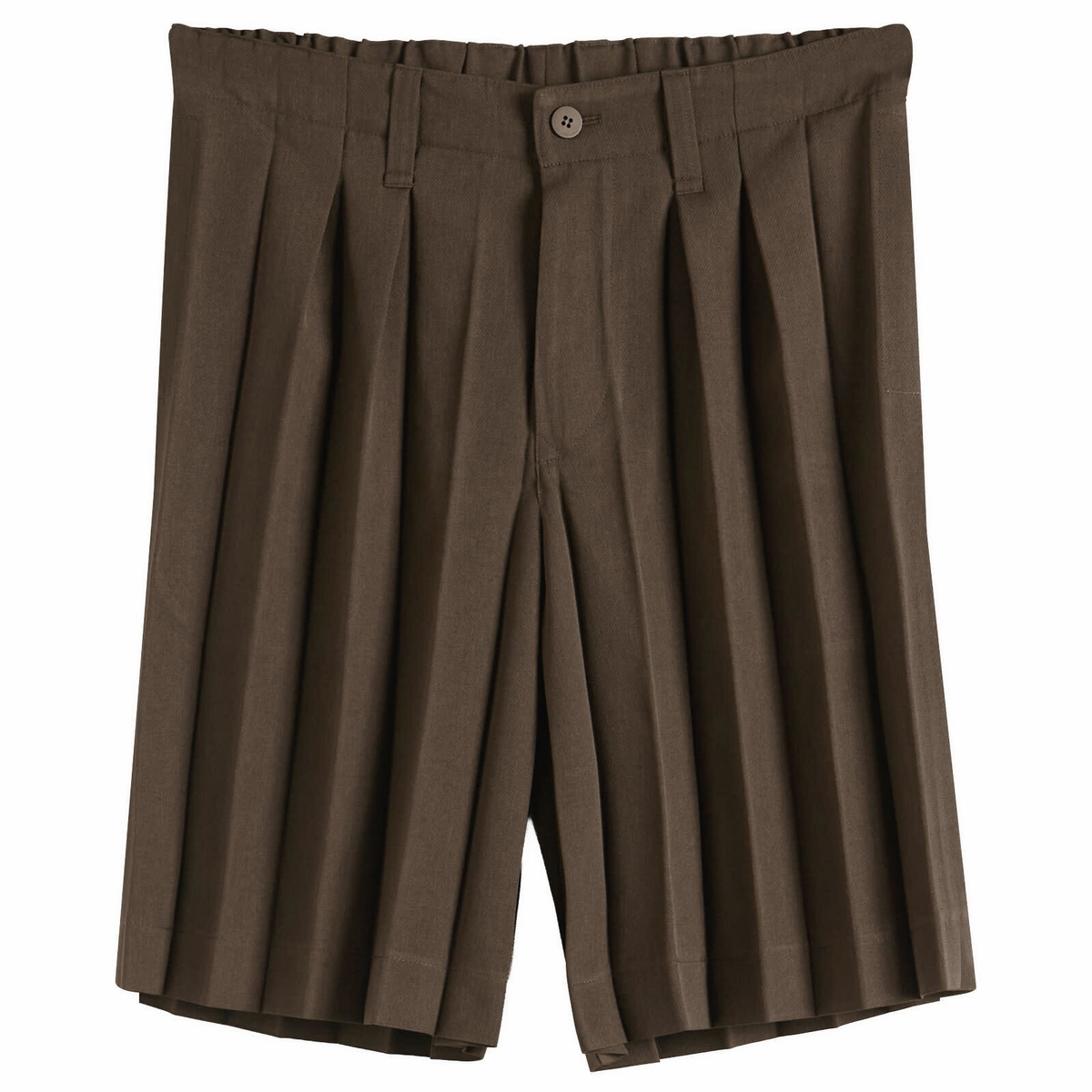 Homme Plisse Issey Miyake Off-White Drawstring Pleats Shorts