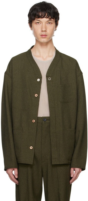 Photo: KOZABURO Green Chur Jacket