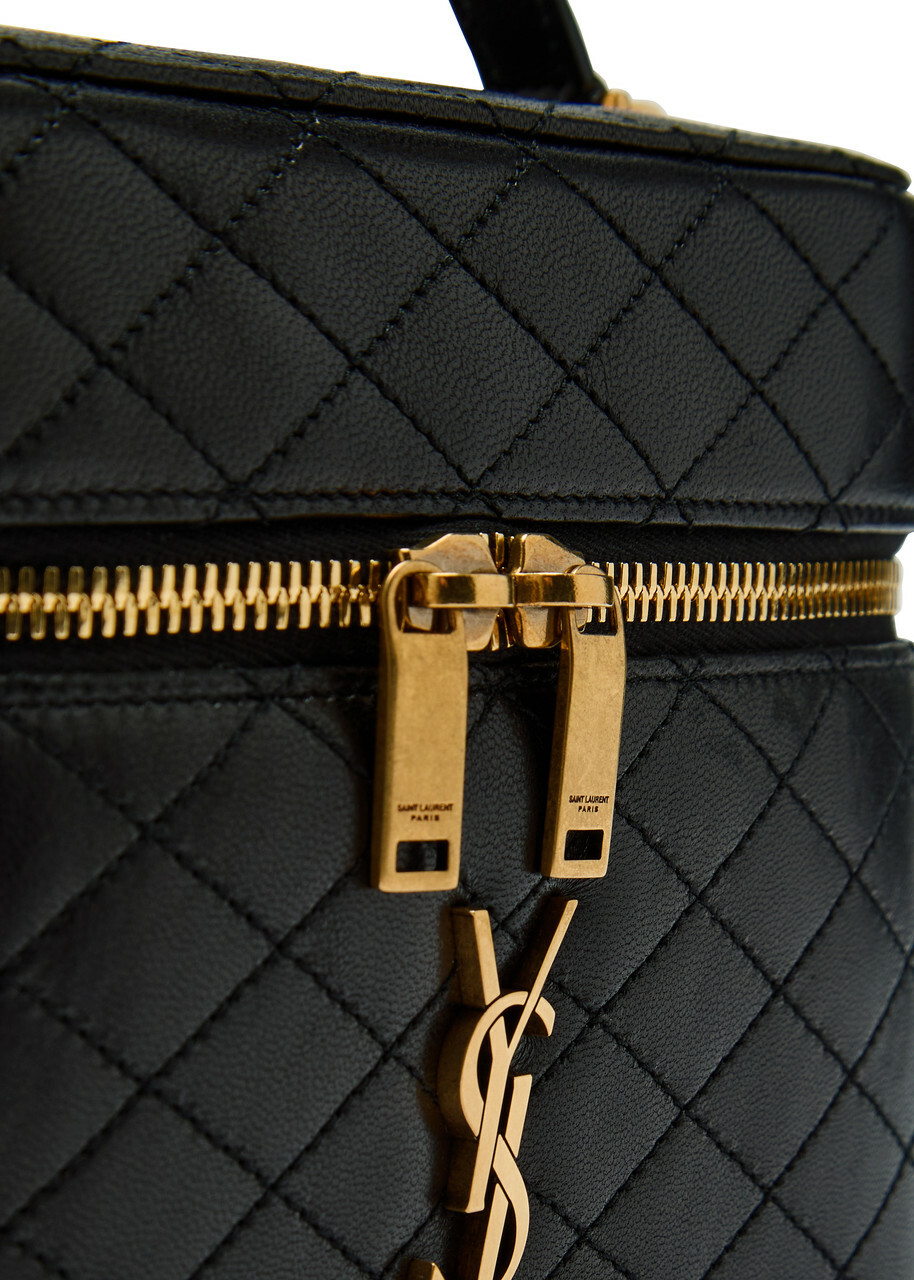Saint Laurent Gaby Large Quilted Leather top Handle bag - Black - One Size