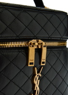 Saint Laurent Gaby Large Quilted Leather top Handle bag - Black - One Size