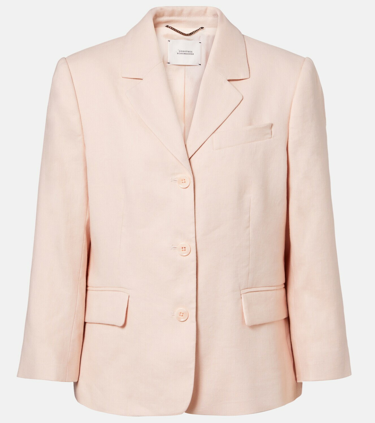 Dorothee Schumacher Casual Sophistication linen and cotton blazer