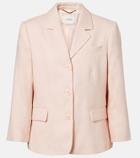 Dorothee Schumacher Casual Sophistication linen and cotton blazer