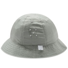 Pop Trading Company Men's Reversible Bell Hat in Black/Silver