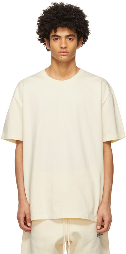 Photo: Essentials Off-White Jersey T-Shirt