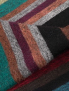 PAUL SMITH - Striped Wool Scarf