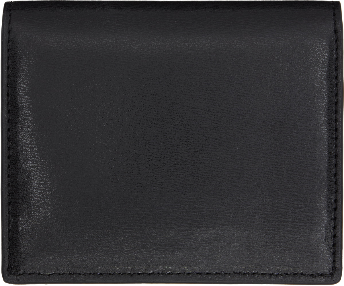 TOTEME Black T-Lock Leather Card Holder