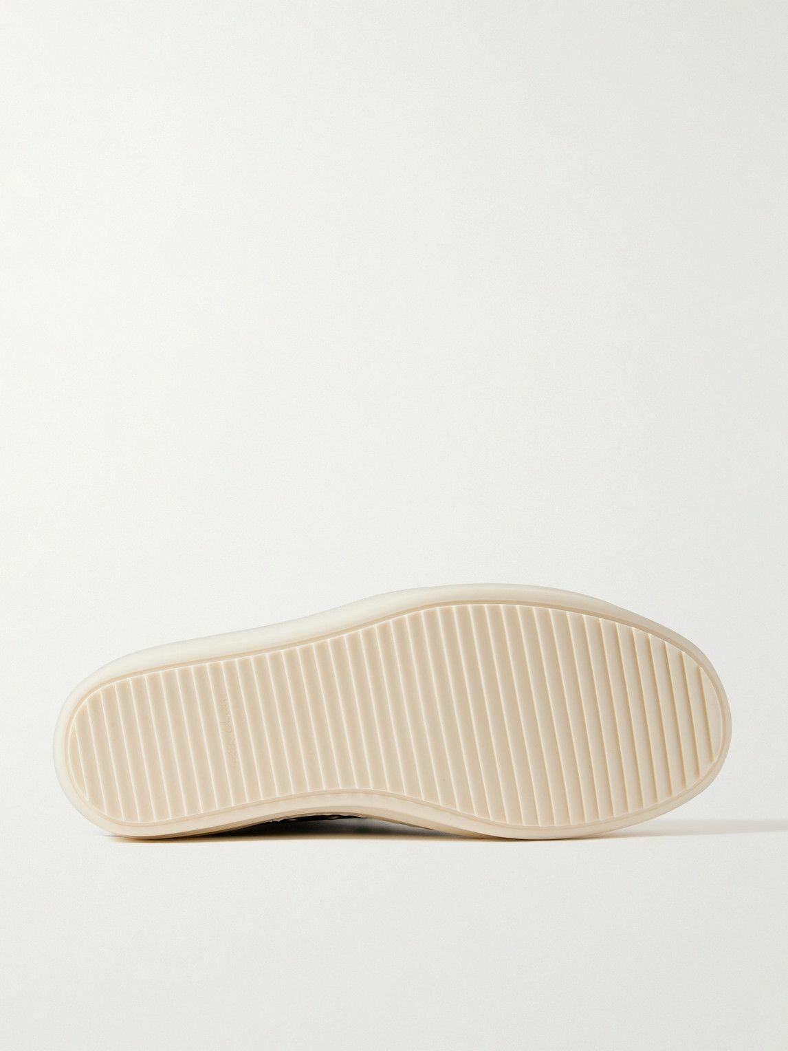 Rick Owens - Leather High-Top Sneakers - Black