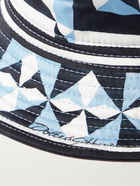 DOLCE & GABBANA - Printed Cotton-Blend Bucket Hat - Blue