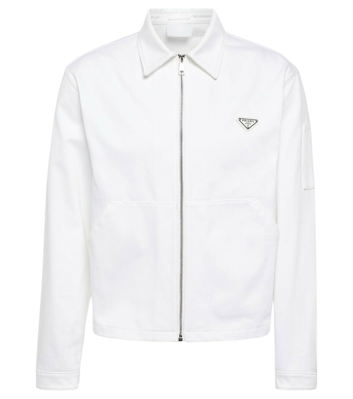 PRADA archive 2011 コットン ウエスタン ジャケット 36白 PRADA archive 2011 コットン ウエスタン ジャケット 36白