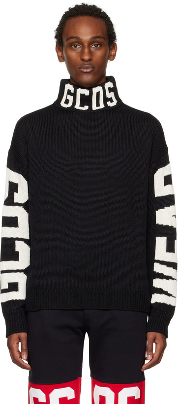 Photo: GCDS Black Wool Turtleneck