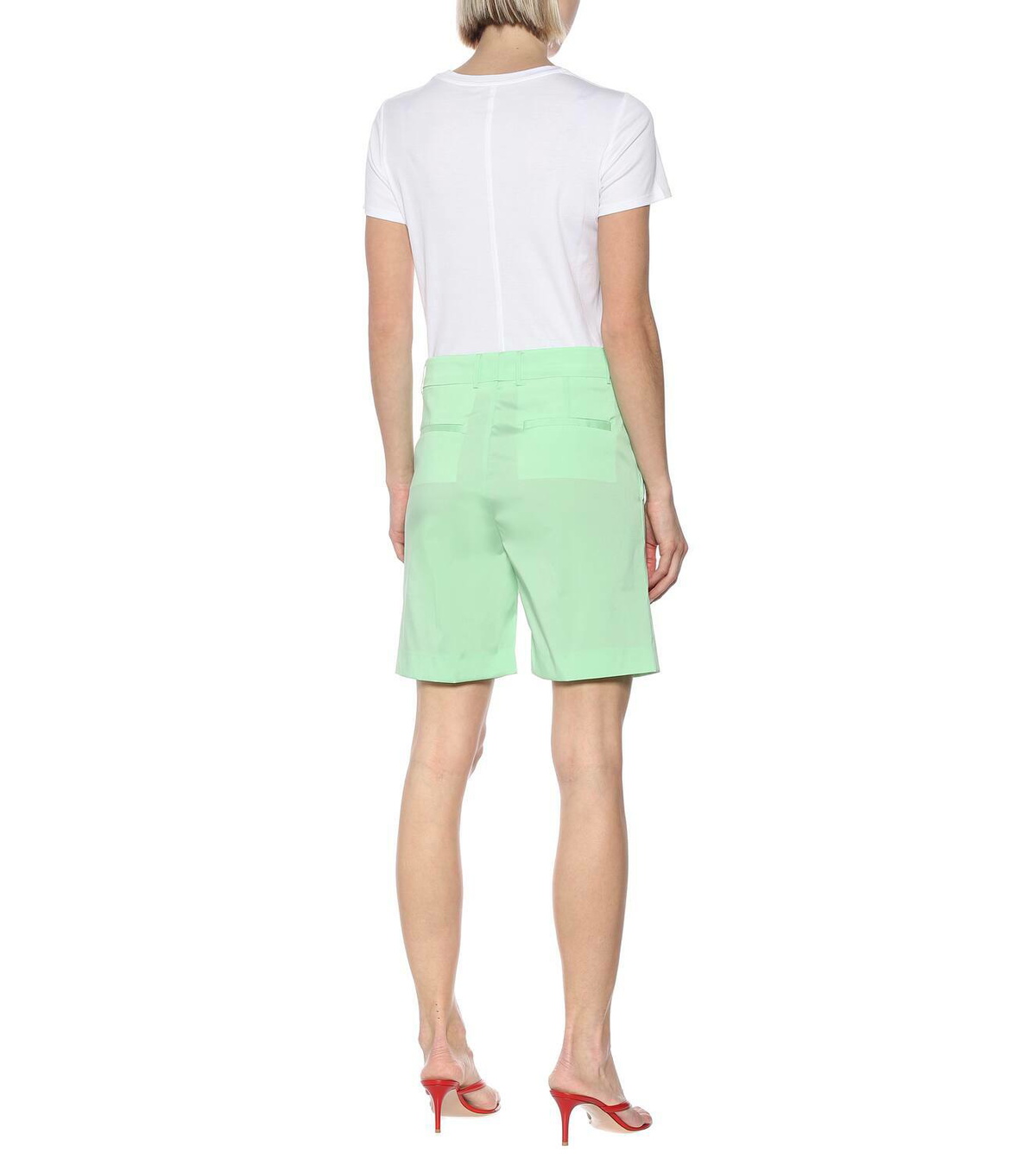 BERNADETTE Emma taffeta Bermuda shorts