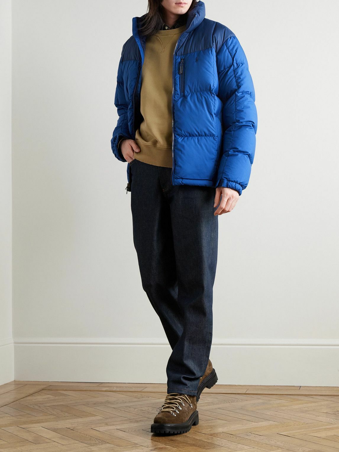 Polo Ralph Lauren - Gorham Quilted Recycled-Ripstop Down Jacket - Blue