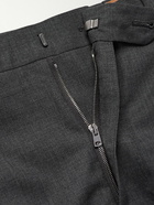 UMIT BENAN B - Straight-Leg Pleated Wool Trousers - Gray