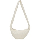 Lemaire White Small Lambskin Croissant Bag