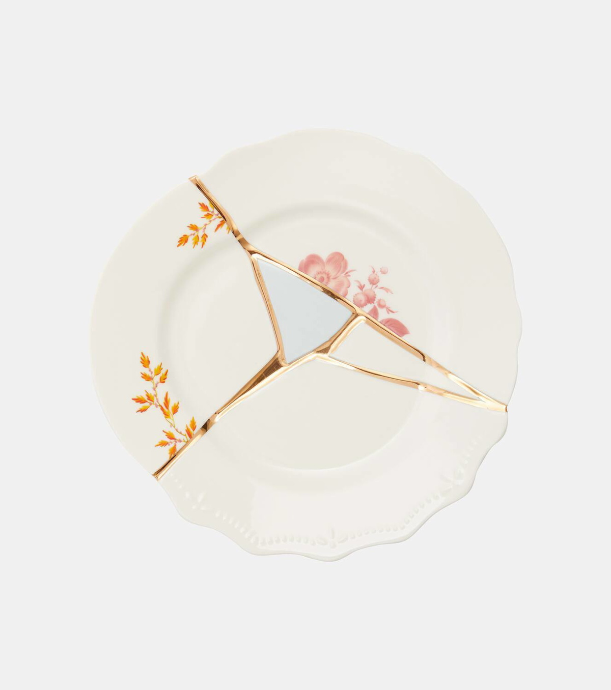 Seletti Kintsugi dessert plate by Marcantonio Raimondi Malerba