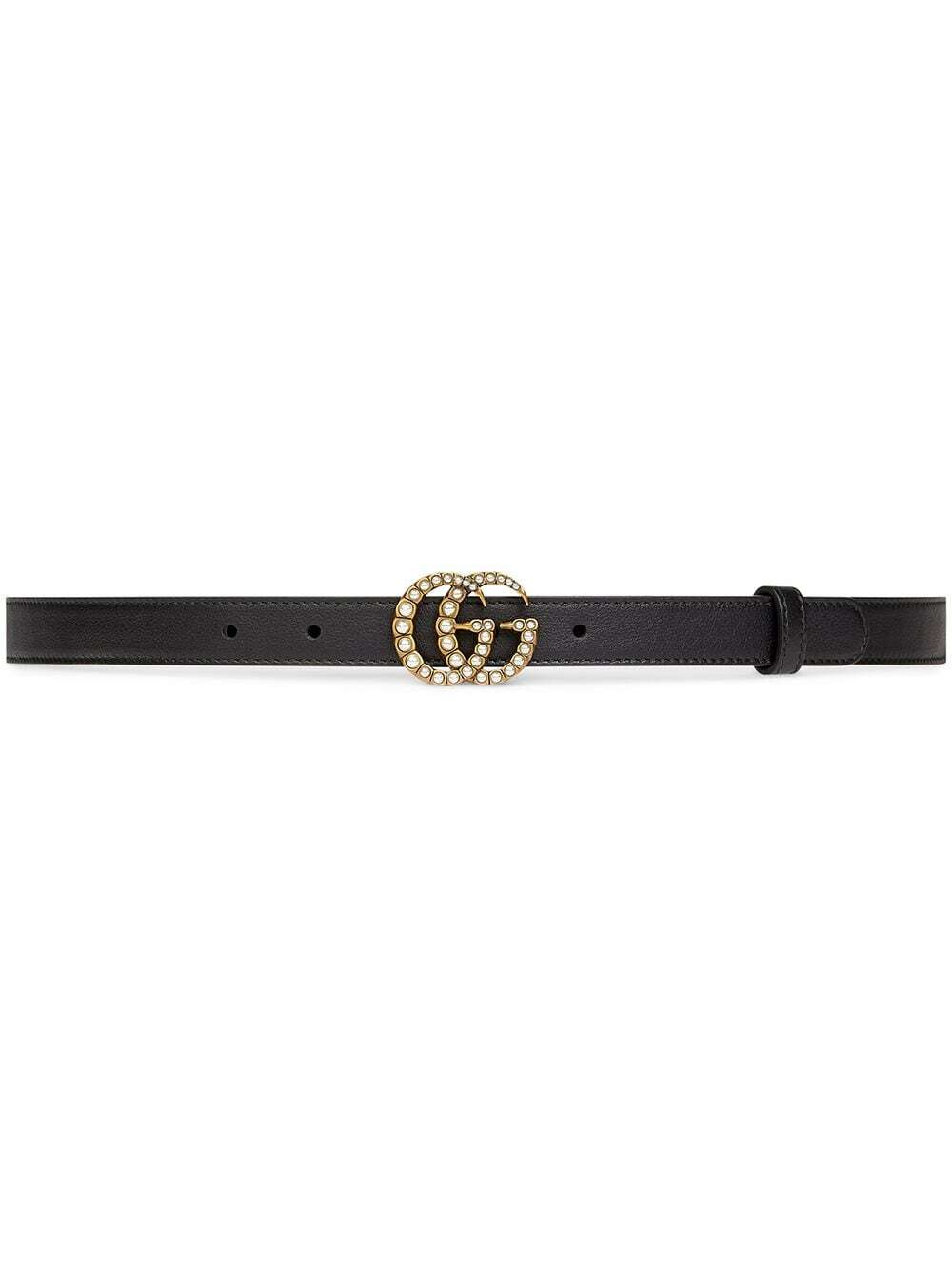 GUCCI - Gg Marmont Pearl Belt Gucci