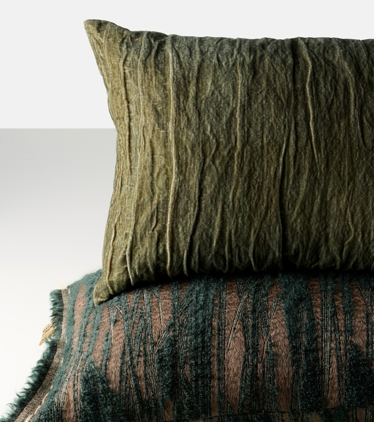 The House of Lyria Paesaggio cotton-blend cushion