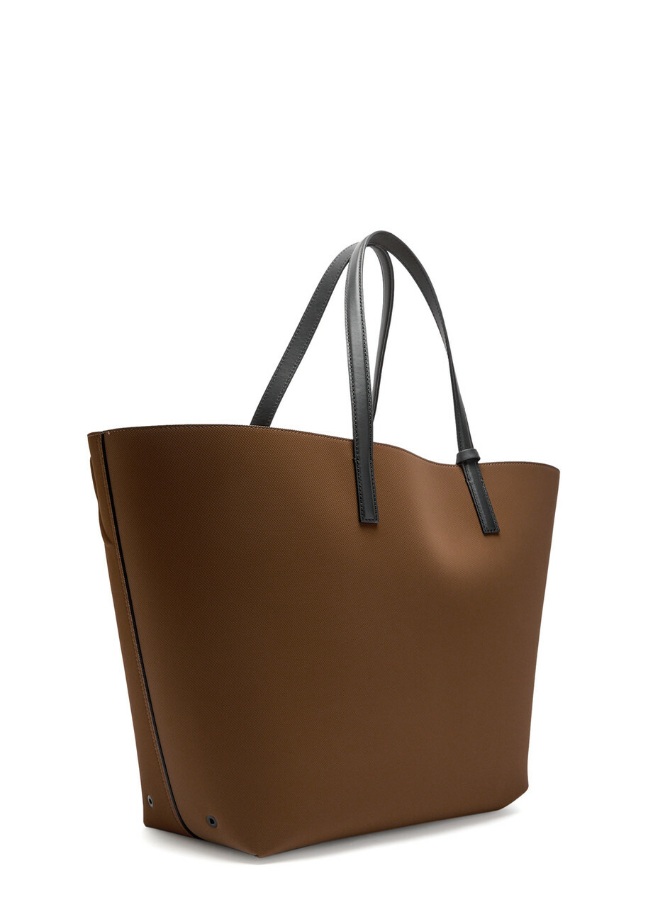 Moncler Very Large Rubberised Tote bag - Brown Dark - One Size