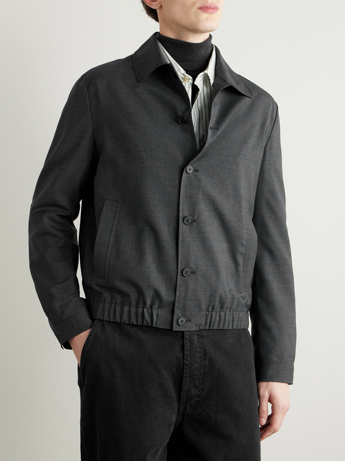 Slowear - Venezia 1951 Woven Blouson Jacket - Gray