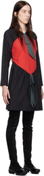 SC103 Black & Red Scene Minidress