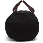 Alexander McQueen Black and Red Selvege Metropolitan Duffle Bag