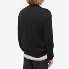 Comme des Garçons Play Men's Small Red Heart Cardigan in Black