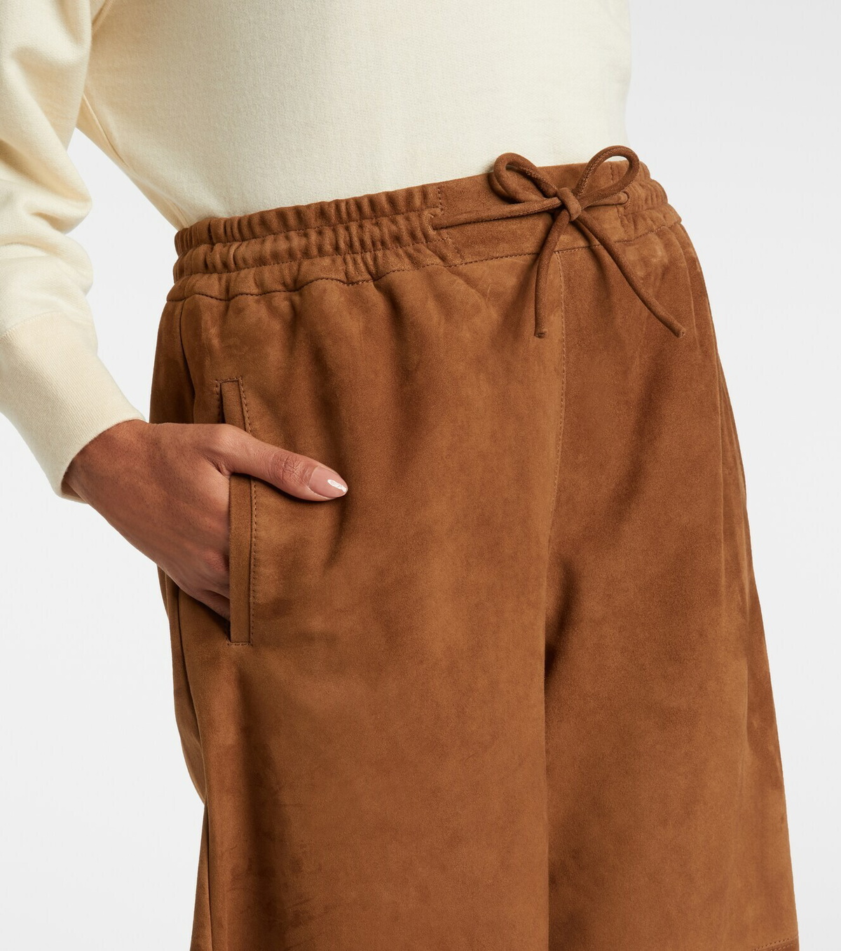 Yves Salomon Suede culottes