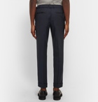 Valentino - Slim-Fit Wool and Mohair-Blend Trousers - Men - Blue