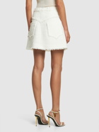 BALMAIN - Trapeze Tweed Mini Skirt