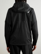NIKE RUNNING - Aerogami Logo-Print Storm-FIT Jacket - Black