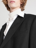 CELINE - Double-Breasted Wool Coat - Black
