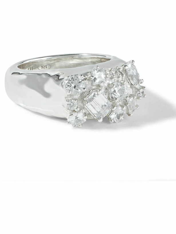 Photo: Hatton Labs - Sterling Silver Cubic Zirconia Ring - Silver