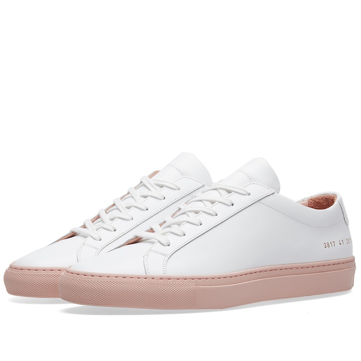 Photo: Woman by Common Projects Achilles Low Coloured Sole