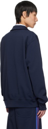 Comme des Garçons Homme Deux Navy Striped Track Jacket