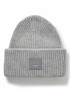 Acne Studios - Logo-Appliquéd Ribbed Wool Beanie