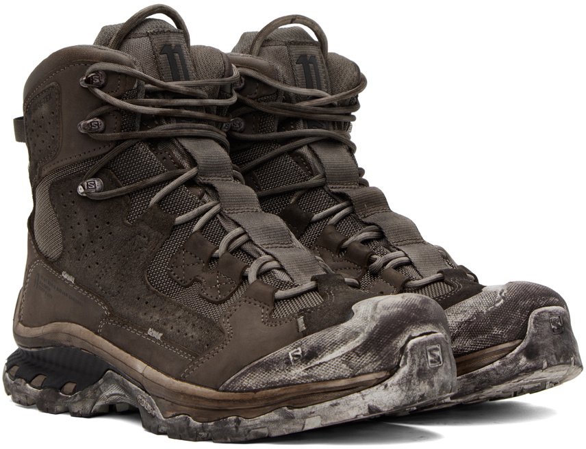 11 by Boris Bidjan Saberi Taupe Salomon Edition 2 GTX Boots 11 by