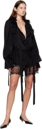 Ann Demeulemeester Black Vere Lace Micro Boxer Shorts