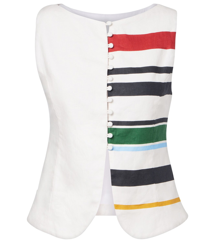 Photo: Cala de la Cruz Genova striped linen top
