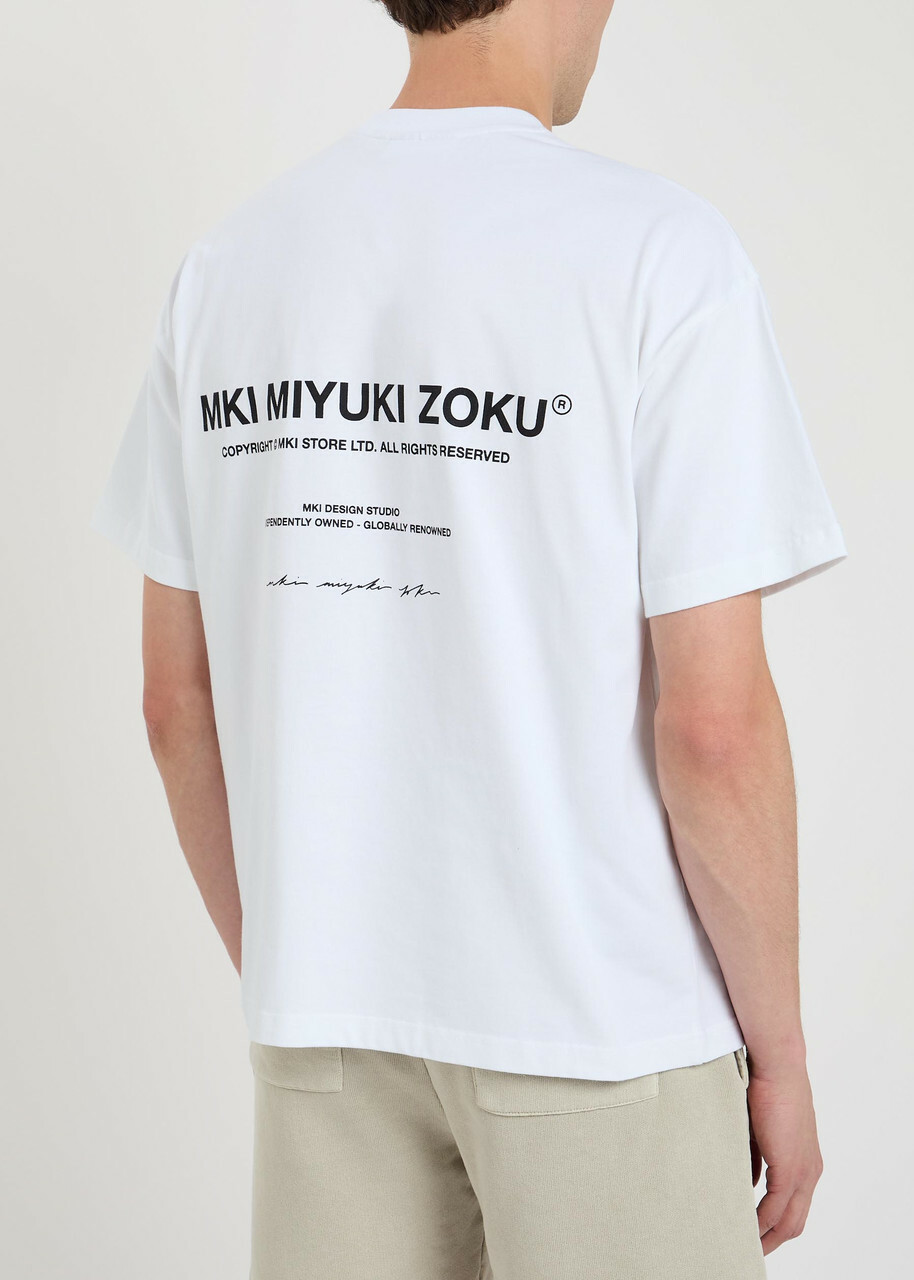 Mki Miyuki Zoku Design Studio Cotton T-shirt White