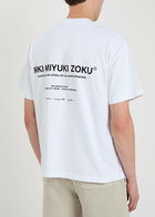 Mki Miyuki Zoku Design Studio Cotton T-shirt White