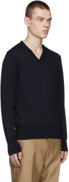 TOM FORD Navy Cotton Sweater