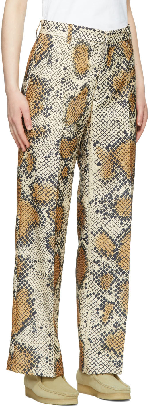 Stockholm (Surfboard) Club Beige Polyester Trousers